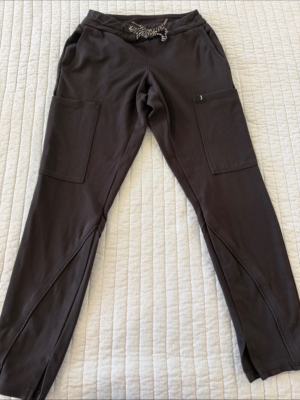 Jaanuu Black Drawstring Scrub Bottom